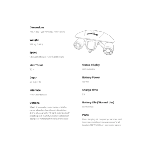 Sublue MixPro Scooter Submarino Fácil para Snorkel